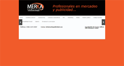 Desktop Screenshot of merkapublicidad.com