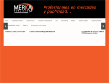 Tablet Screenshot of merkapublicidad.com